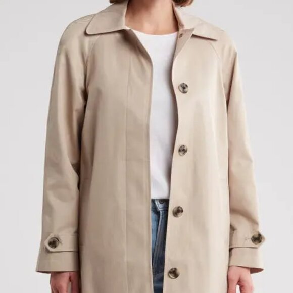 Sam Edelman  Mac Single Breasted Coat - Birch. Sz: XL - Picture 1 of 13